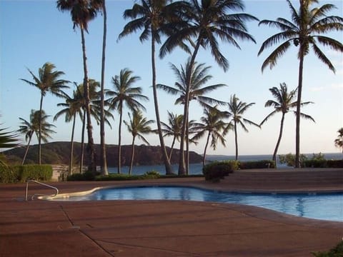 View from the pool deck