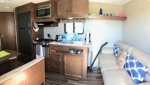 Spacious with kitchen, dining area, bathroom. Sleeps 4 comfortably.