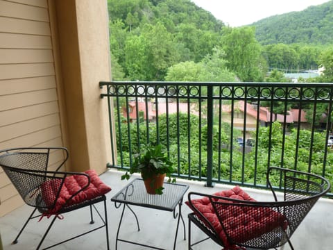 Mater bedroom's private balcony.