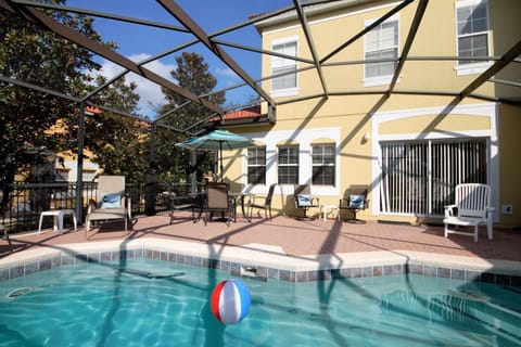 Large private pool facing west for all-day sunshine and spectacular sunsets