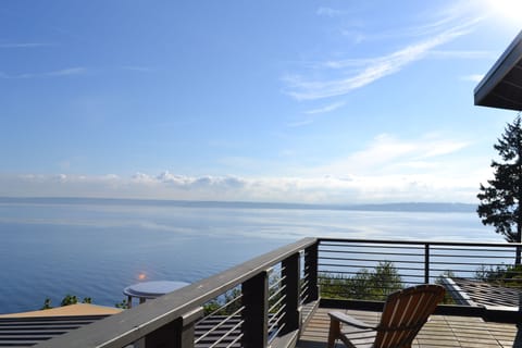 awaken to this view from the master bedroom deck