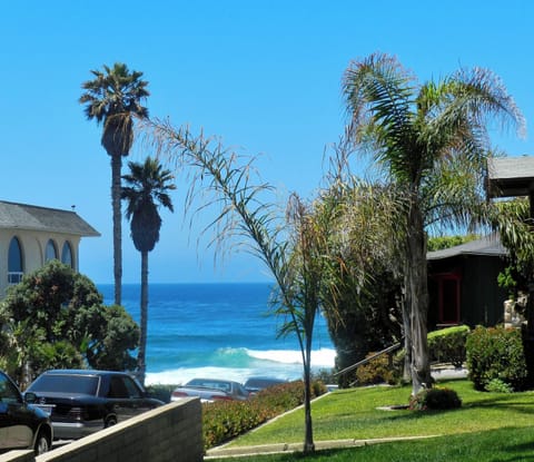 View from your front yard. Just two houses from the sand!