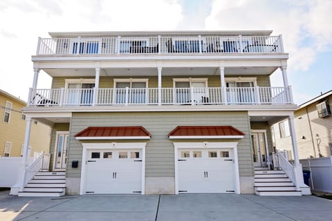 Front of House - Unit A is to the left