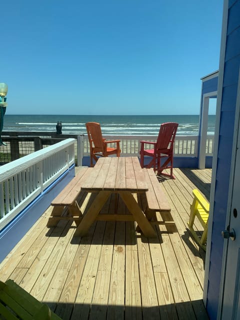 View through the master bedroom window!