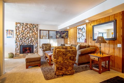 Living Room with Cozy Gas Fireplace