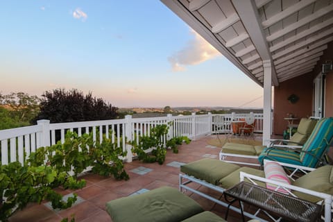 Deck later afternoon views