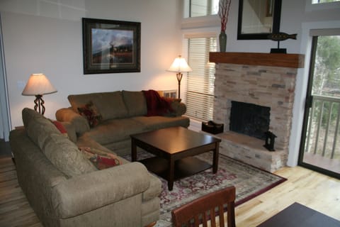 Living Room and Gas Fireplace
