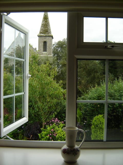 View from upstairs bedroom