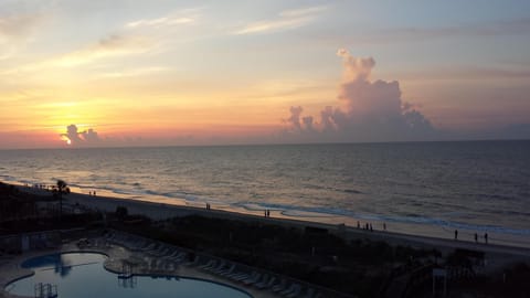 Interesting sunrise 6/13/2014 shot from balcony