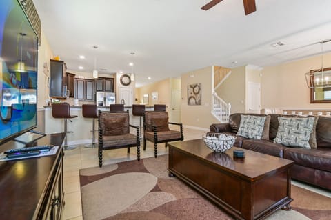 Open plan lounge, kitchen and diner