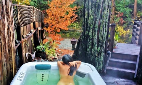 Time for private rest and relaxation in nature.