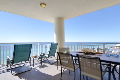Corner Balcony with West Views