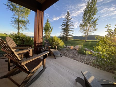View of Emerald Mountain from Private Patio