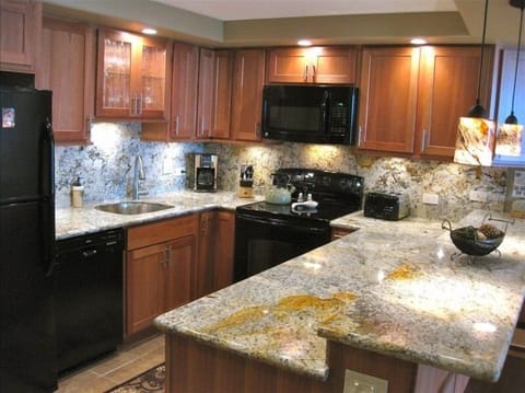 Fully remodeled kitchen. Completely stocked with everything you need