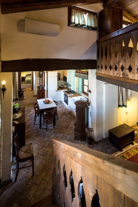 Casa Rambaldo, stairs to the loft