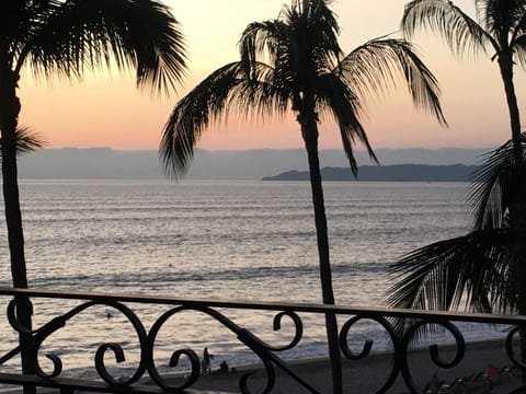 View from our huge balcony.