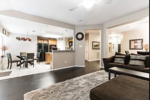 Open floor plan ideal for visiting with friends and family