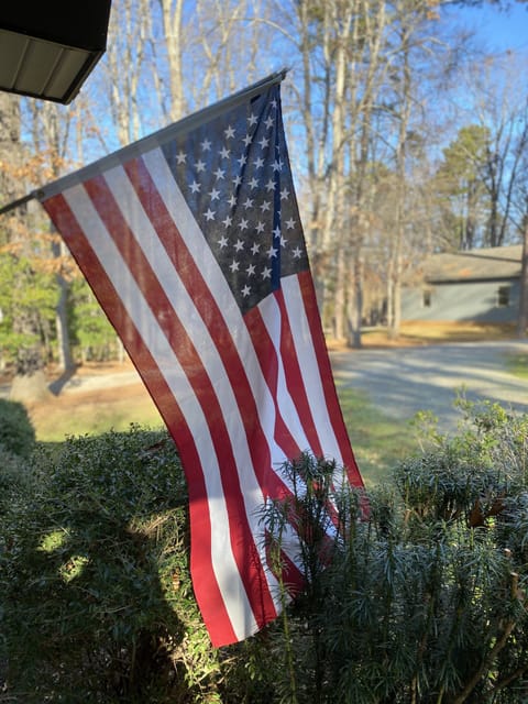 Proud to be Americans and EVERYONE is welcome at our house!