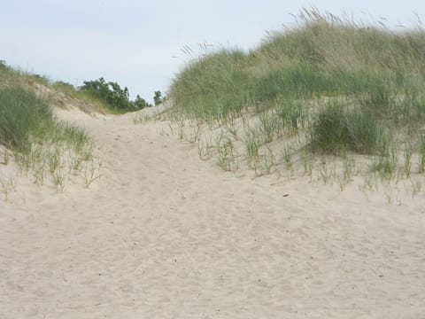 Beach path just a 2 block walk down street.