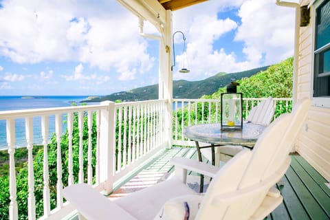 Welcome to your private veranda: 180 degree views, crashing waves  below.