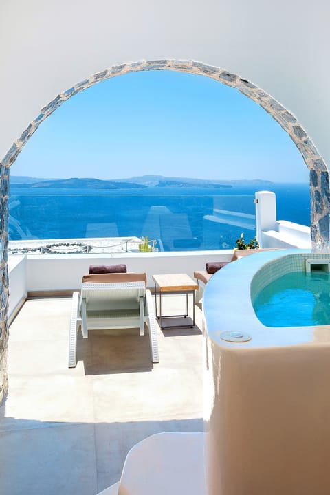 Prestige Suite, Outdoor Hot  Tub, Caldera View | View from room