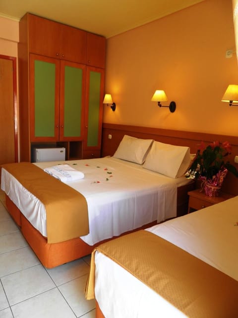 Premium bedding, memory foam beds, minibar, in-room safe