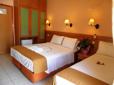 Premium bedding, memory foam beds, minibar, in-room safe