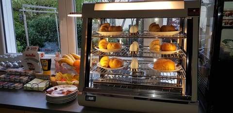 Daily self-serve breakfast for a fee