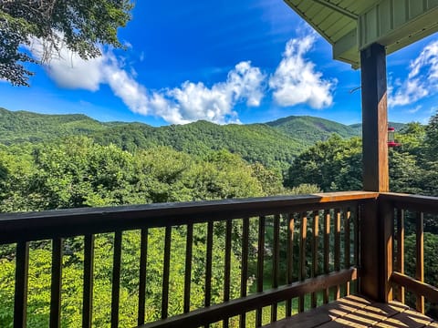 Soco Mountain View from porch.