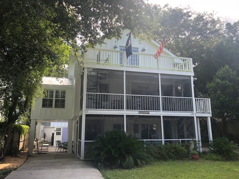 Out of Pocket Rental is the Entire First Floor and Outside Front and Back yards