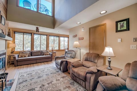Living area.  Comfort with a view. 