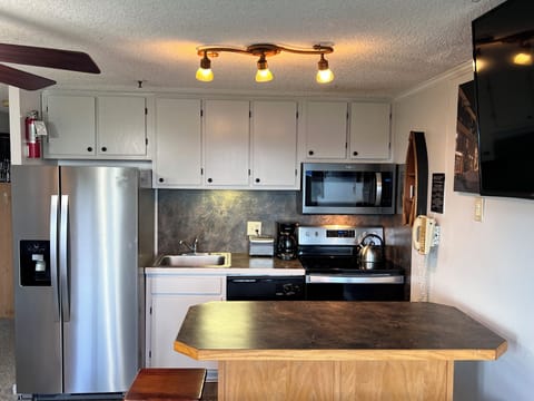 New Stainless appliances. Refrigerator, Microwave and Stove