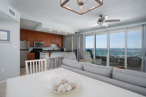 Main living area with huge balcony