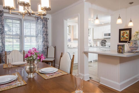 Large, open dining room