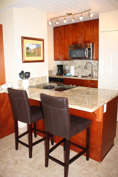 Fully stocked kitchen
