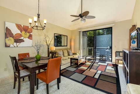 Living room with modern decor