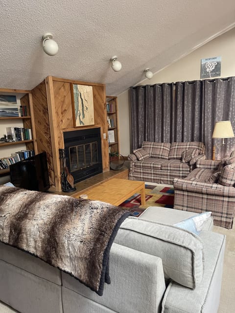 Living room/natural fireplace