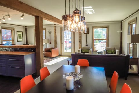 Dining room into the living areas