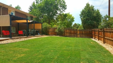 This pictures only half of the backyard. The home is on a huge lot.