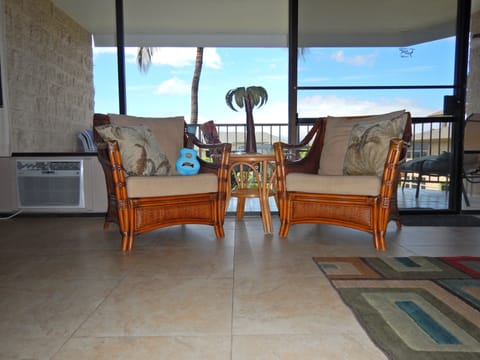 Main Lanai entire length of Living Room.