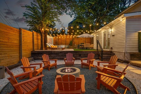 Dream backyard for hanging out and good times with friends and family!