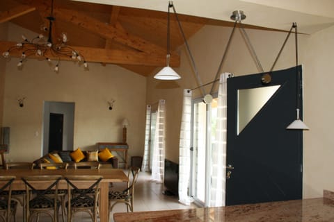 Spacious open plan living and dining room