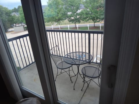 Balcony outside den. Now with new grill!