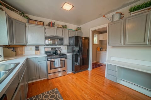 Kitchen view from dining area