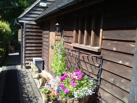 Private entrance over looking our vegetable patch