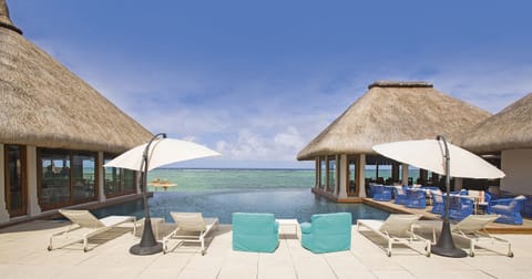 3 outdoor pools, open 8:00 AM to 6:00 PM, pool umbrellas, sun loungers