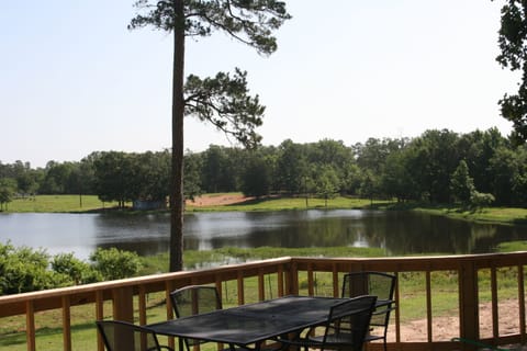 Pack your fishing poles for a trip to this unique cabin vacation!