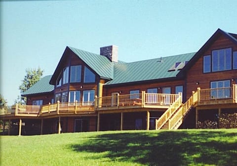 Summer view of house