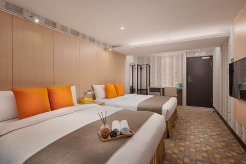 Superior Quadruple Room, 2 Double Beds, Non Smoking, No Windows | Down comforters, desk, iron/ironing board, free WiFi