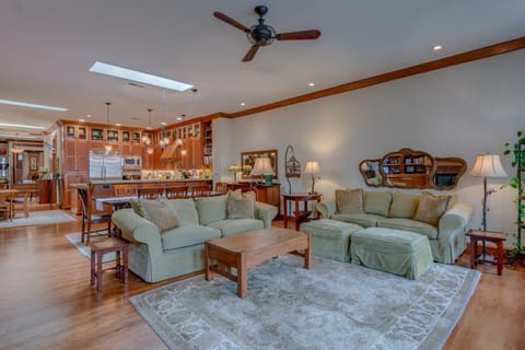 Great Room looking into Dining  and Kitchen